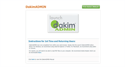 Desktop Screenshot of dakimadmin.com